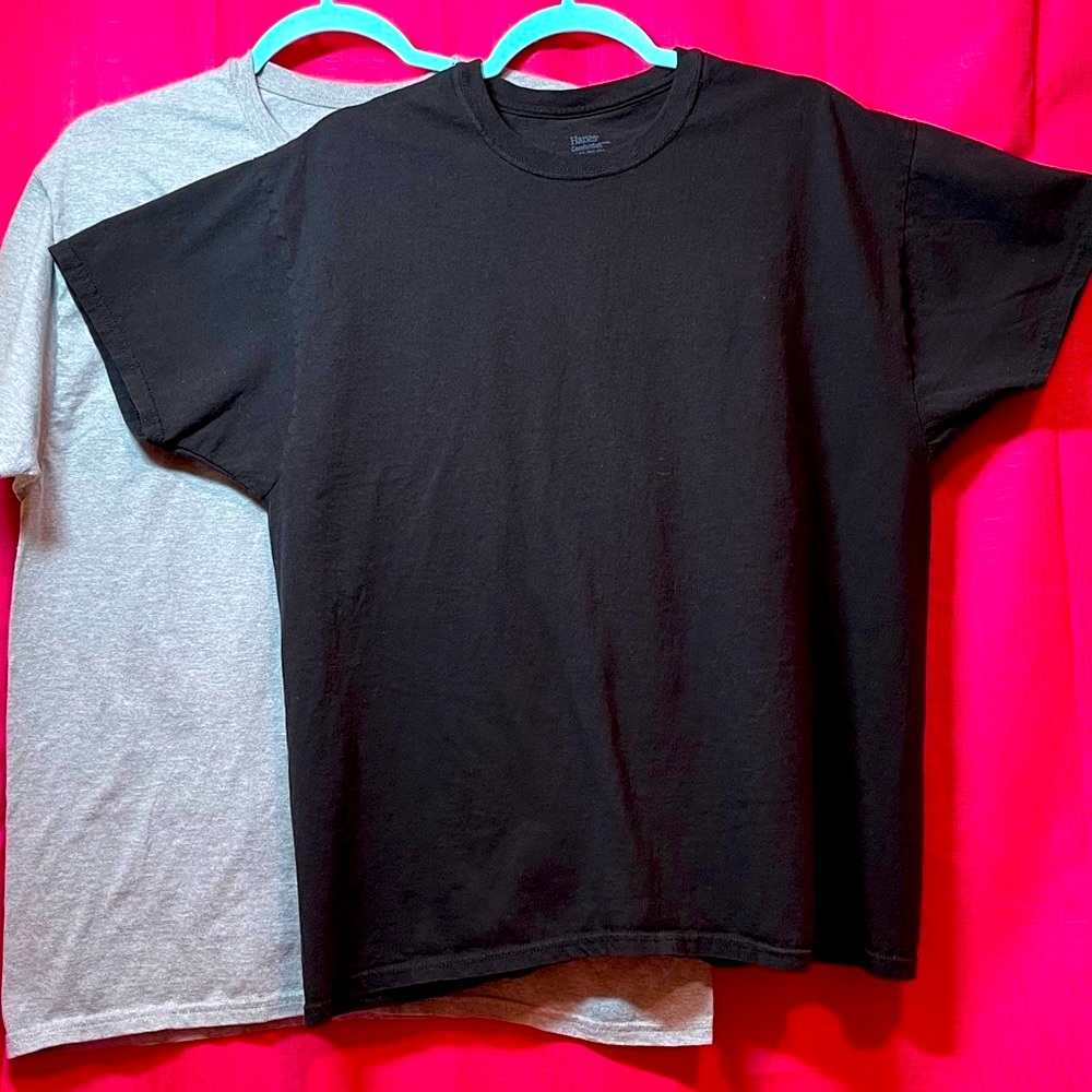 HANES COMFORT SOFT SHORT SLEEVE TEES SIZE XL